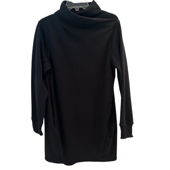 Athleta Black Long Sleeve Dress - Picture 2 of 8